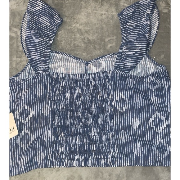 a.n.a Womens V Neck Short Sleeve Blouse New With Tags - Picture 4 of 6